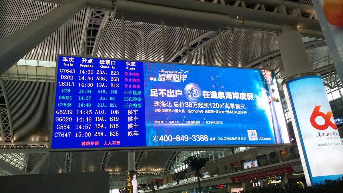 LED Display Solution For transportation